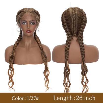 Perruque tressée My-Lady 26" | Perruque lace front tresses femme | Perruque longue noire et blonde | Perruque twist brésilienne femme | Perruque synthétique tressée 26" | Perruque américaine My-Lady | Perruque femme tresses longues | Perruque tressée noire blonde | Perruque front lace braids | Perruque brésilienne twist femme