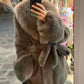 Robe mi-longue imprimée, Sexy, décolleté en v profond, plissée, Slim, manches mi-longues bouffantes, Robes de fête, vacances, été, taille haute, Robes de vacances