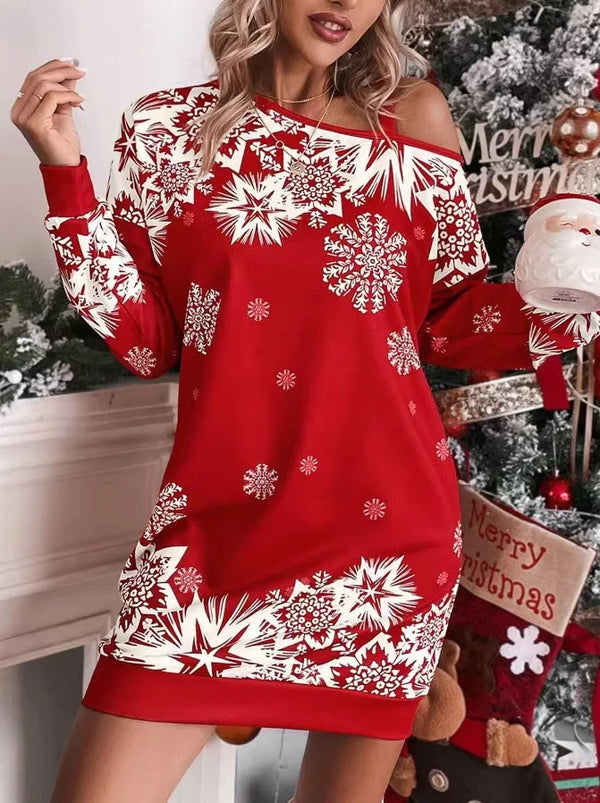 Robe de Noël femme vue avant