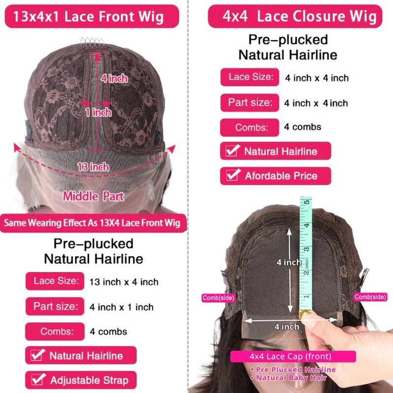 Perruque bob 4x4 | Perruque closure lace 4x4 | Perruque bob cheveux humains | Perruque droite brésilienne | Perruque bob Remy femme | Perruque pre-plucked bob | Perruque HD lace bob | Perruque brésilienne 4x4 | Perruque raie au milieu | Perruque courte droite femme