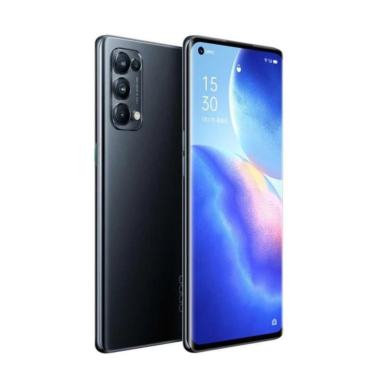 OPPO Reno 5 pro 5G smartphone firmware mondial 12GB 256GB 6.55 "64MP caméra quadruple dimension 1000 + téléphone utilisé