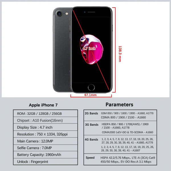 iPhone 7 Plus 32 Go | iPhone 7 Plus 128 Go | iPhone 7 Plus 256 Go | Apple iPhone 7 Plus | iPhone 7 Plus écran 5,5" | iPhone 7 Plus 12 MP | iPhone 7 Plus 4G | iPhone 7 Plus Core iOS | iPhone 7 Plus écran LCD IPS | iPhone 7 Plus original