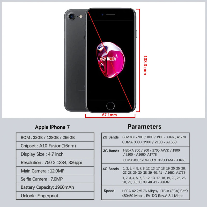 iPhone 7 Plus 32 Go | iPhone 7 Plus 128 Go | iPhone 7 Plus 256 Go | Apple iPhone 7 Plus | iPhone 7 Plus écran 5,5" | iPhone 7 Plus 12 MP | iPhone 7 Plus 4G | iPhone 7 Plus Core iOS | iPhone 7 Plus écran LCD IPS | iPhone 7 Plus original