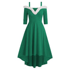 Robe Mère Noël sexy femme | Costume Noël femme 2023 | Robe rouge Noël manches longues | Robe cosplay Noël femme | Robe Noël épaules dénudées | Robe festive femme hiver | Déguisement Mère Noël chic | Robe Noël sexy à bretelles | Robe de fête Noël femme | Costume de Noël femme élégant