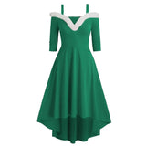 Robe Mère Noël sexy femme | Costume Noël femme 2023 | Robe rouge Noël manches longues | Robe cosplay Noël femme | Robe Noël épaules dénudées | Robe festive femme hiver | Déguisement Mère Noël chic | Robe Noël sexy à bretelles | Robe de fête Noël femme | Costume de Noël femme élégant