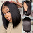 Perruque bob 4x4 | Perruque closure lace 4x4 | Perruque bob cheveux humains | Perruque droite brésilienne | Perruque bob Remy femme | Perruque pre-plucked bob | Perruque HD lace bob | Perruque brésilienne 4x4 | Perruque raie au milieu | Perruque courte droite femme