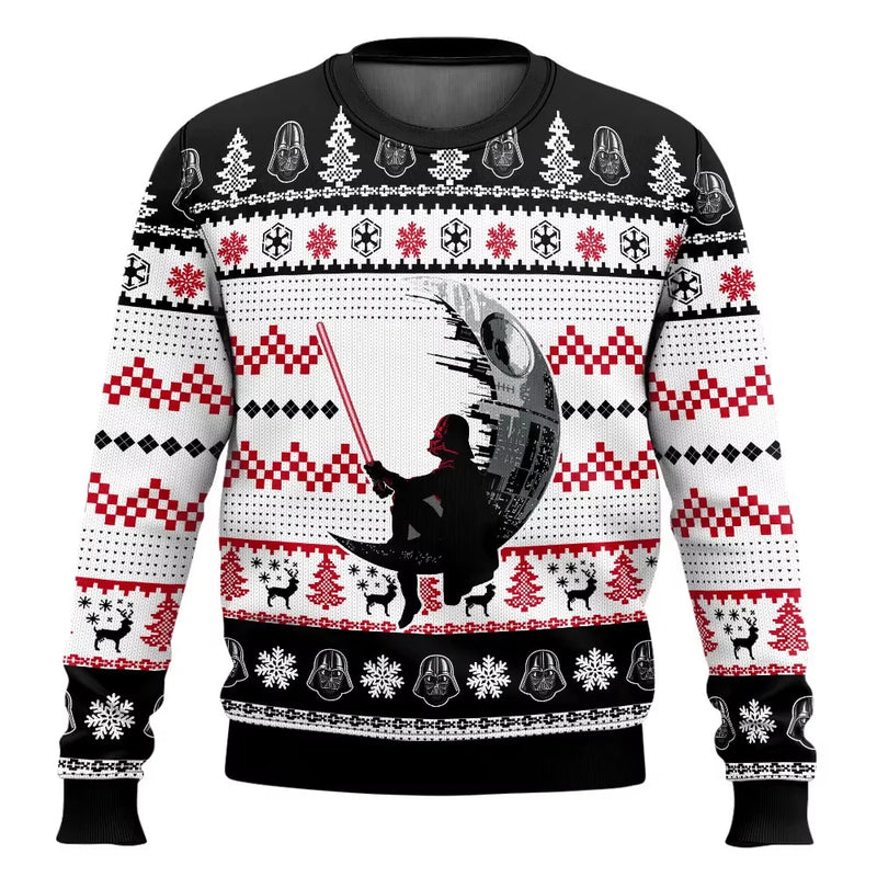 Joyeux Sith-Mas Dark Vador 2025 Pull Christmas Hoodie Front View