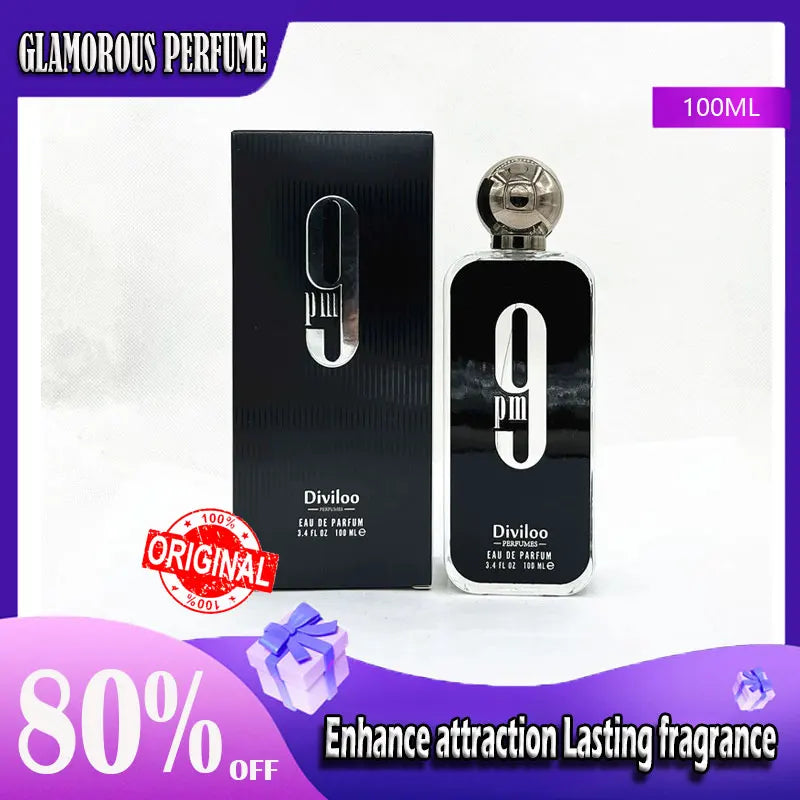 Parfum homme 9PM 100ml | Eau de parfum 9PM homme | Parfum 3.4FL.OZ longue durée | Cologne homme orientale | Parfum gourmand homme 100ml | Parfum homme feromonas 9PM | Eau de parfum 9PM durable | Parfum oriental 9PM homme | Cologne 9PM parfum homme | Parfum homme 9PM original