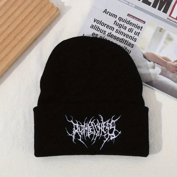 Bonnets Gothiques pour Homme et Femme, Gothique, Punk, Garde au Chaud, 100% Coton, à la Mode, Collection Hiver