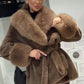 Robe mi-longue imprimée, Sexy, décolleté en v profond, plissée, Slim, manches mi-longues bouffantes, Robes de fête, vacances, été, taille haute, Robes de vacances