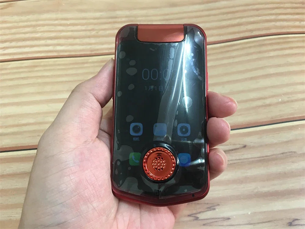 Newman-Smartphone V998 4G, téléphone portable, 3 Go de RAM, 32 Go de ROM, Dean, 3.5 pouces, façades, Core, Android 7.0, 8.0MP, 2000mAh, coque à coulisse transparente
