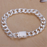 Bracelet homme argent S925 | Bracelet carré 10MM homme | Bracelet argent sterling mode | Bijou homme bracelet argent | Bracelet argent haut de gamme | Bracelet carré homme élégant | Bracelet mode homme 10MM | Bracelet argent cadeau homme | Bijou bracelet argent 925 | Bracelet homme gemme carrée