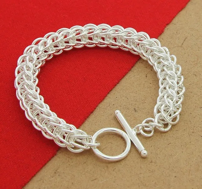 Bracelet homme argent S925 | Bracelet carré 10MM homme | Bracelet argent sterling mode | Bijou homme bracelet argent | Bracelet argent haut de gamme | Bracelet carré homme élégant | Bracelet mode homme 10MM | Bracelet argent cadeau homme | Bijou bracelet argent 925 | Bracelet homme gemme carrée