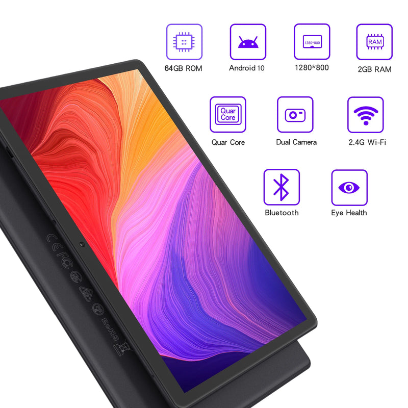 Tablette Android PRITOM 10 pouces | Tablette Android 10 avec emplacement SIM | Tablette PRITOM 64 Go de stockage | Tablette PRITOM quad-core | Tablette PRITOM avec WiFi et GPS | Tablette Android à écran tactile 10" | Tablette avec support des appels 3G | Tablette Android PRITOM avec carte SIM | Tablette PRITOM avec fonction téléphone | Tablette Android 10 économique 10 pouces