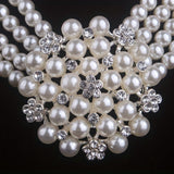 Atmospheric Luxury: Gorgeous Bridal Jewelry Set Necklace & Earrings for Weddings, Performances, and Christmas Halloween Gifts