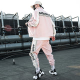 Survêtement homme 2 pièces | Ensemble streetwear homme | Costume jogging homme 2022 | Veste et pantalon homme | Harem pants homme hip hop | Ensemble sport homme mode | Jogging polyester homme | Vêtements décontractés homme | Costume hip hop homme | Ensemble veste pantalon homme