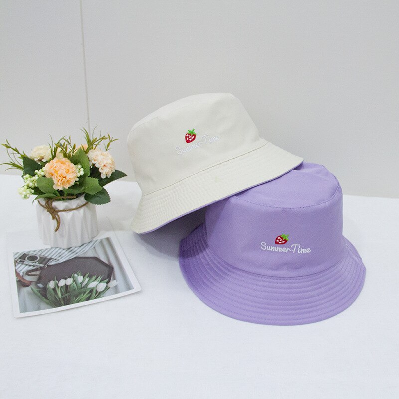 2021 New Sun Hat Letter Bucket Hat Men Women Bob Hip Hop Caps Summer Panama Foldable Double Sided Dance Hat Casual Gorras
