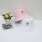 2021 New Sun Hat Letter Bucket Hat Men Women Bob Hip Hop Caps Summer Panama Foldable Double Sided Dance Hat Casual Gorras
