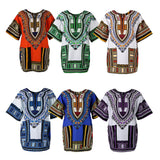 Robe dashiki unisexe coton | Haut dashiki africain coloré | Robe imprimé africain unisexe | Tunique dashiki coton unique | Robe dashiki multicolore adulte | Haut africain coton unisexe | Robe dashiki grande taille | Tunique africaine colorée | Robe unisexe coton imprimé | Haut dashiki mode africaine
