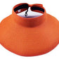 COKK Brand New Spring Summer Visors Cap Foldable Wide Large Brim Sun Hat Beach Hats for Women Straw Hat Wholesale Chapeau