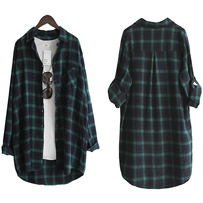 Chemisier femme à carreaux | Blouse femme manches longues | Haut femme grande taille | Chemise décontractée femme | Blouse rouge verte 2021 | Chemise ample femme casual | Blouse à carreaux femme | Chemise longue femme mode | Blouse femme grande taille | Haut casual femme à carreaux