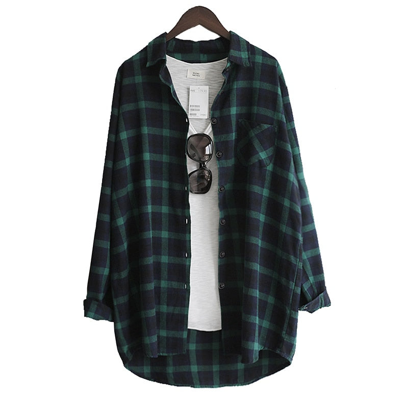 Chemisier femme à carreaux | Blouse femme manches longues | Haut femme grande taille | Chemise décontractée femme | Blouse rouge verte 2021 | Chemise ample femme casual | Blouse à carreaux femme | Chemise longue femme mode | Blouse femme grande taille | Haut casual femme à carreaux