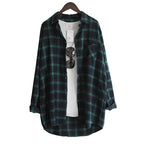 Chemisier femme à carreaux | Blouse femme manches longues | Haut femme grande taille | Chemise décontractée femme | Blouse rouge verte 2021 | Chemise ample femme casual | Blouse à carreaux femme | Chemise longue femme mode | Blouse femme grande taille | Haut casual femme à carreaux