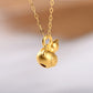Collier NYMPH or 18K femme | Chaîne or 18 carats pendentif | Collier gourde or fin femme | Bijoux or jaune 24K femme | Pendentif or véritable 18K | Collier or AU750 élégant | Chaîne or luxe femme | Bijoux or fin pour fête | Collier or jaune authentique | Cadeau bijou or 18K