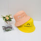 2021 New Sun Hat Letter Bucket Hat Men Women Bob Hip Hop Caps Summer Panama Foldable Double Sided Dance Hat Casual Gorras