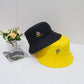2021 New Sun Hat Letter Bucket Hat Men Women Bob Hip Hop Caps Summer Panama Foldable Double Sided Dance Hat Casual Gorras