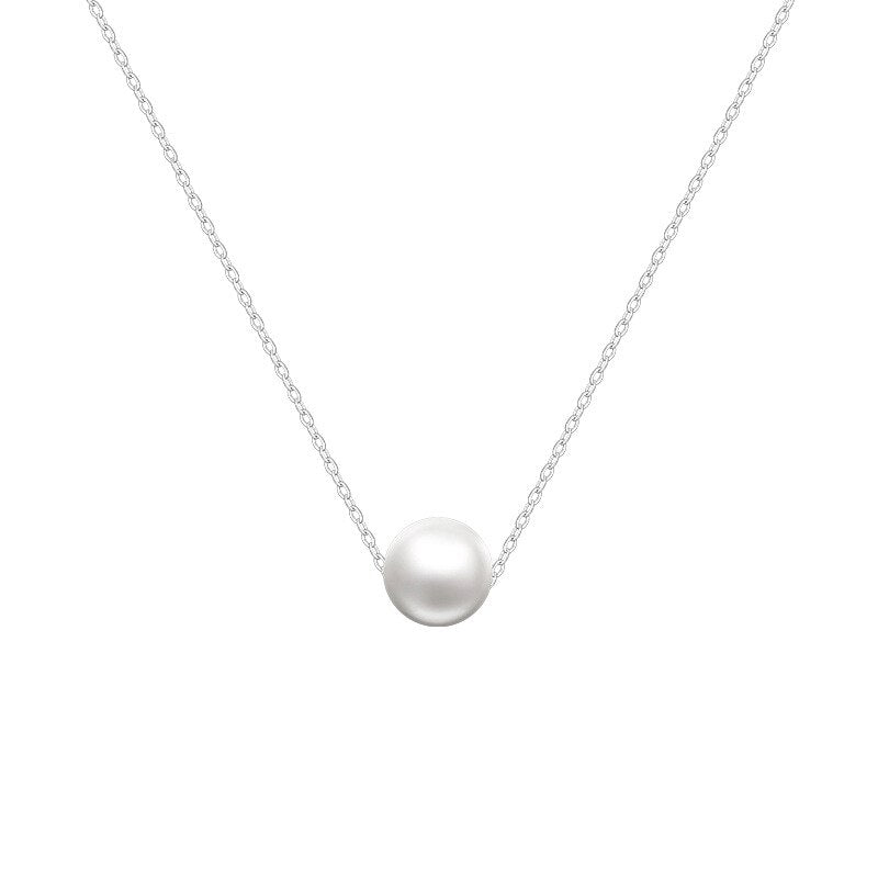 Pendentif perle Akoya argent | Collier perle de culture argent | Bijou perle Akoya femme | Pendentif argent massif perle | Collier perle naturelle Akoya | Bijou argent perle de culture | Pendentif femme perle Akoya | Collier perle ronde argent | Bijou argent massif perle | Pendentif perle élégante femme