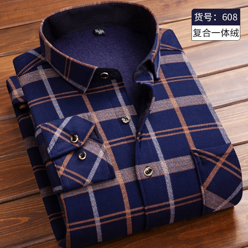 Chemise homme à carreaux automne 2023 | Chemise chaude homme hiver | Chemise polaire homme épaisse | Chemise manches longues homme | Chemise homme mode casual | Chemise à carreaux épaisse M-5XL | Chemise hiver homme chaude | Chemise flanelle homme grande taille | Chemise haute qualité homme | Chemise casual homme 2023
