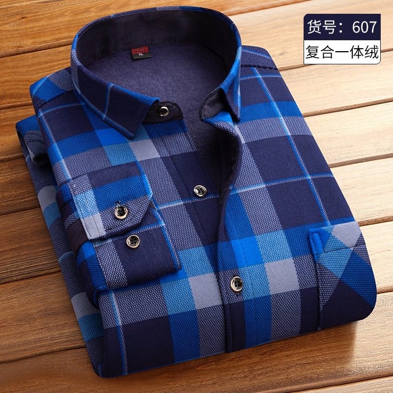 Chemise homme à carreaux automne 2023 | Chemise chaude homme hiver | Chemise polaire homme épaisse | Chemise manches longues homme | Chemise homme mode casual | Chemise à carreaux épaisse M-5XL | Chemise hiver homme chaude | Chemise flanelle homme grande taille | Chemise haute qualité homme | Chemise casual homme 2023