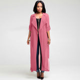 Kimono long plage femme | Gilet chiffon léger été | Veste fluide protection solaire | Cardigan long transparent femme | Manteau drapé léger été | Blouse plage voile légère | Châle long femme confortable | Veste fine couleur unie femme | Gilet de plage en chiffon | Manteau léger femme été