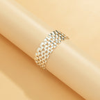 Bracelet large punk femme | Bracelet chaîne épaisse tendance | Bracelet main chunky mode | Bijoux punk femme 2022 | Bracelet style large maille | Bracelet chunky femme cadeau | Bracelet main épais mode | Bracelet punk tendance 2022 | Bijoux femme large chaîne | Bracelet mode femme chunky