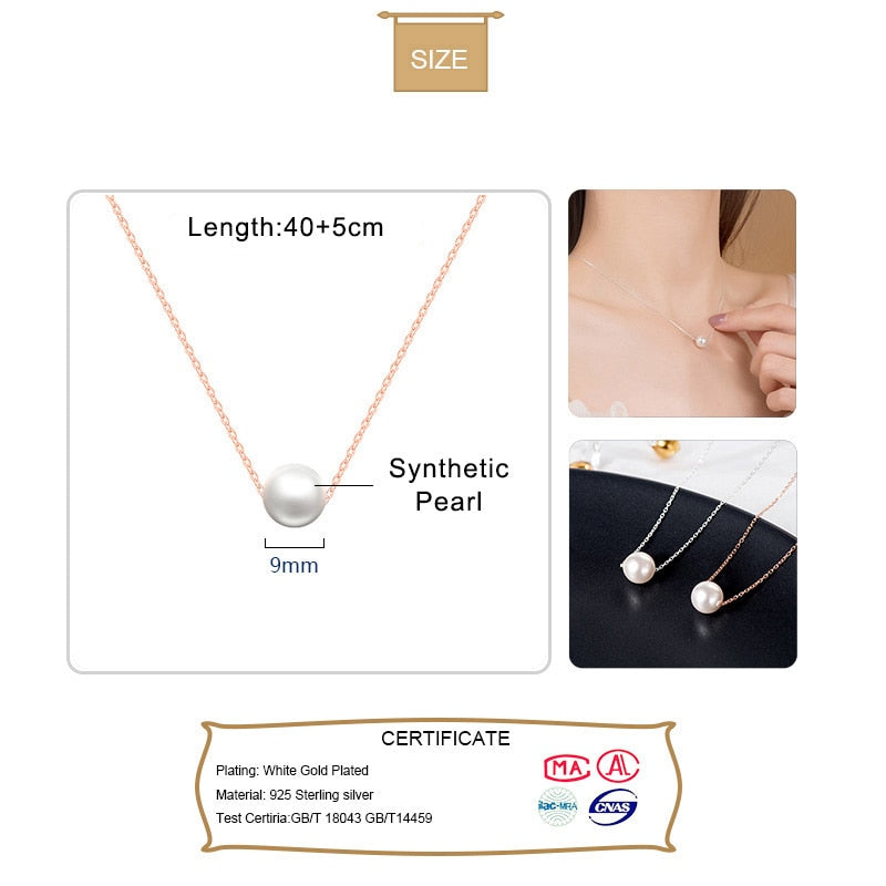 Pendentif perle Akoya argent | Collier perle de culture argent | Bijou perle Akoya femme | Pendentif argent massif perle | Collier perle naturelle Akoya | Bijou argent perle de culture | Pendentif femme perle Akoya | Collier perle ronde argent | Bijou argent massif perle | Pendentif perle élégante femme