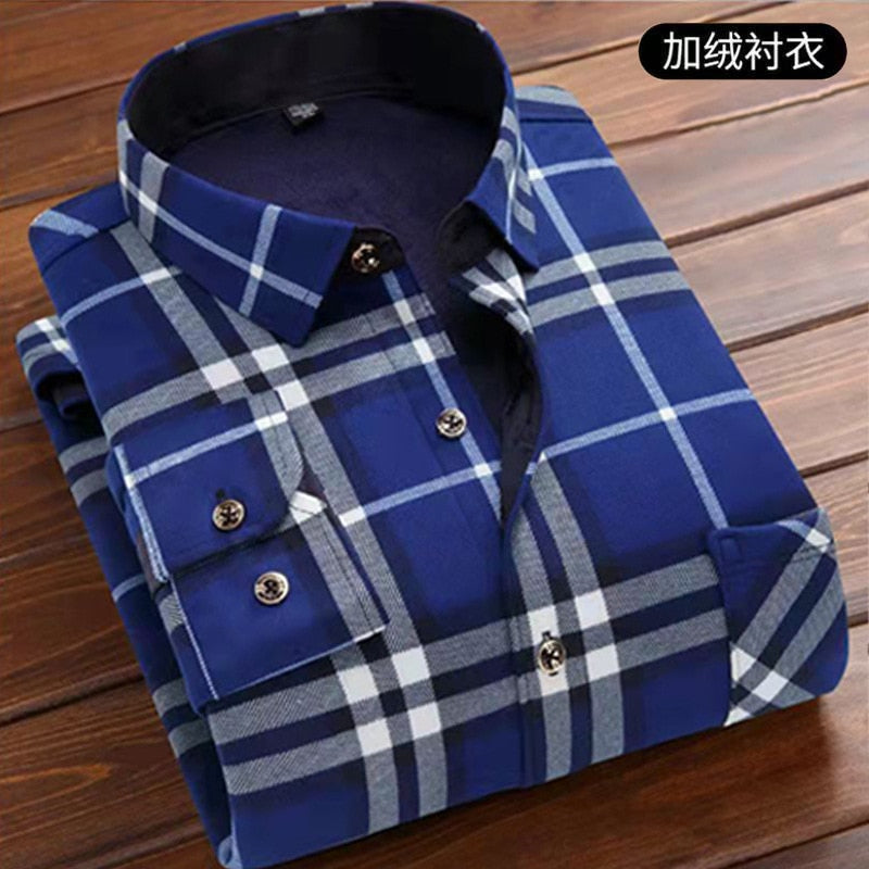 Chemise homme à carreaux automne 2023 | Chemise chaude homme hiver | Chemise polaire homme épaisse | Chemise manches longues homme | Chemise homme mode casual | Chemise à carreaux épaisse M-5XL | Chemise hiver homme chaude | Chemise flanelle homme grande taille | Chemise haute qualité homme | Chemise casual homme 2023