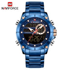 Montre homme militaire NAVIFORCE | Montre sport homme étanche | Montre quartz homme or | Montre NAVIFORCE double affichage | Montre acier homme sportive | Montre militaire homme waterproof | Montre homme quartz or NAVIFORCE | Montre sport étanche NAVIFORCE | Montre homme style militaire | Montre NAVIFORCE 9163 homme


