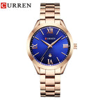 Montre femme CURREN or | Montre bracelet acier femme | Montre élégante dorée femme | Montre femme créative or | Montre féminine acier doré | Montre CURREN pour femme | Montre femme luxe or | Montre bracelet femme mode | Montre femme design CURREN | Montre femme tendance or