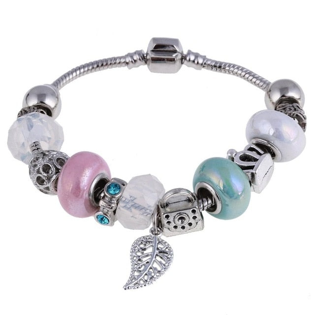 Bracelet femme cristal rose ZOSHI