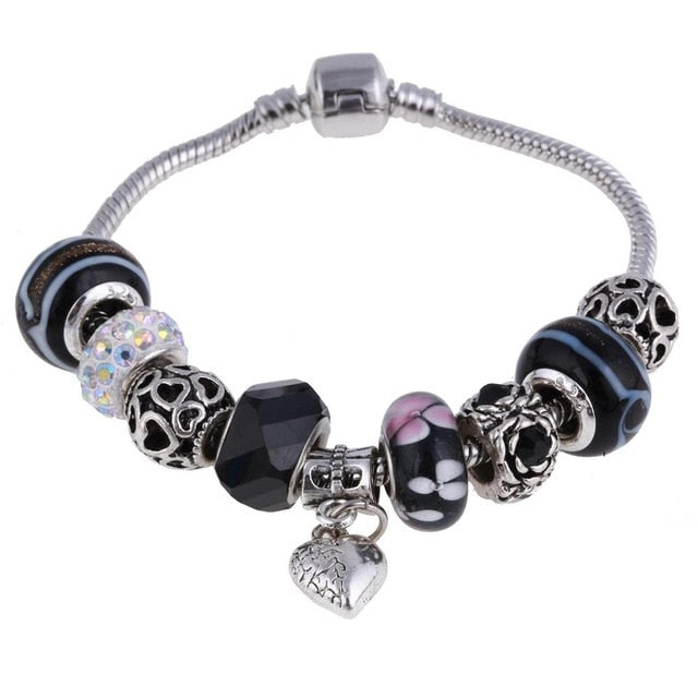 Bracelet femme cristal rose ZOSHI