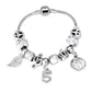 Bracelet femme cristal rose ZOSHI | Bracelet argenté perles Murano | Bracelet charme cristal rose | Bracelet S925 femme élégant | Bracelet perles Murano femme | Bracelet argenté femme tendance | Bracelet femme avec cristaux | Bracelet ZOSHI charme femme | Bracelet argent S925 élégant | Bracelet femme Murano cristal rose